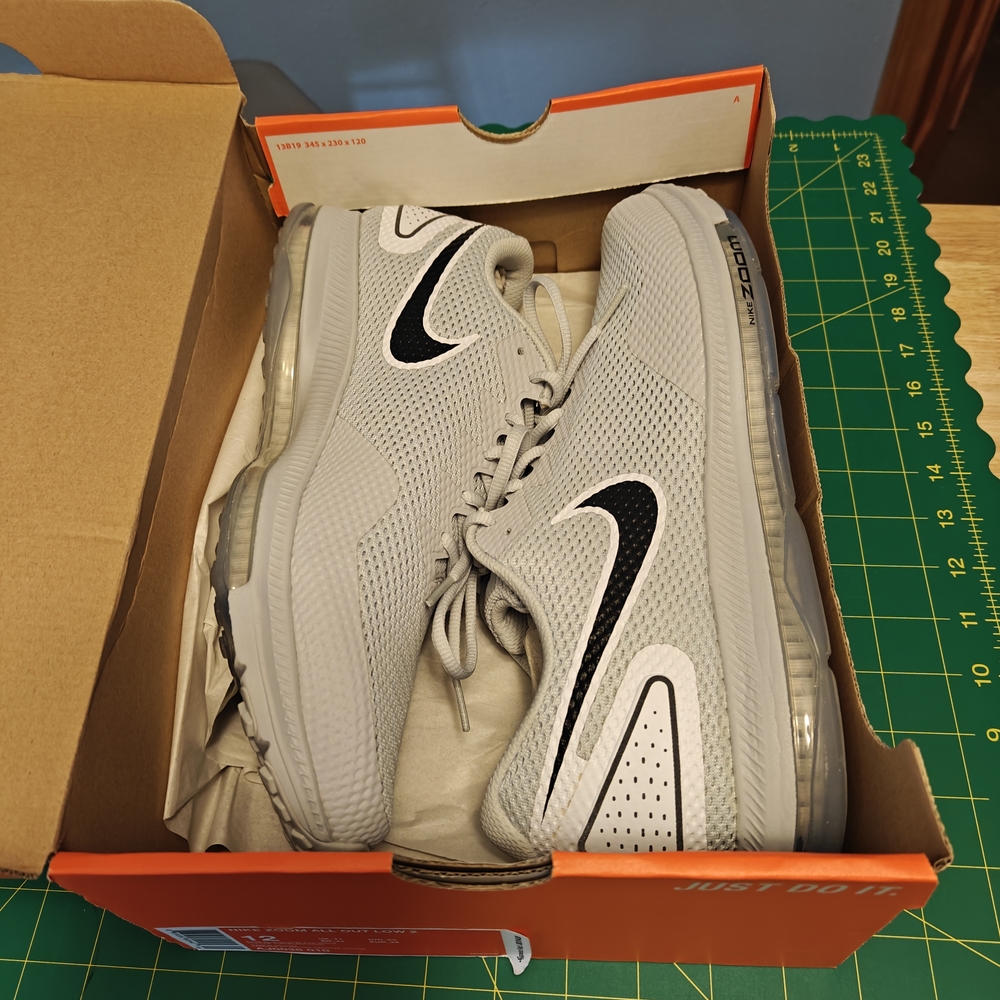 Nike Zoom All Out Low 2 Pure Platinum Size 12 - Picture 6 of 6